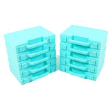 SPECIAL OFFER - Box of 50 Standard Small Plastic Carry Cases - Light Blue