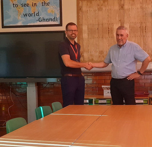 Replacement Classroom Table Tops Project with Markeaton Primary School and Fuzzy Brands