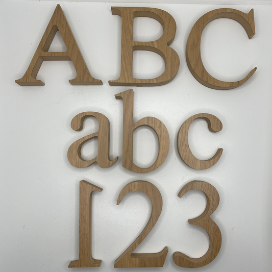 MDF Letters, Numbers & Symbols