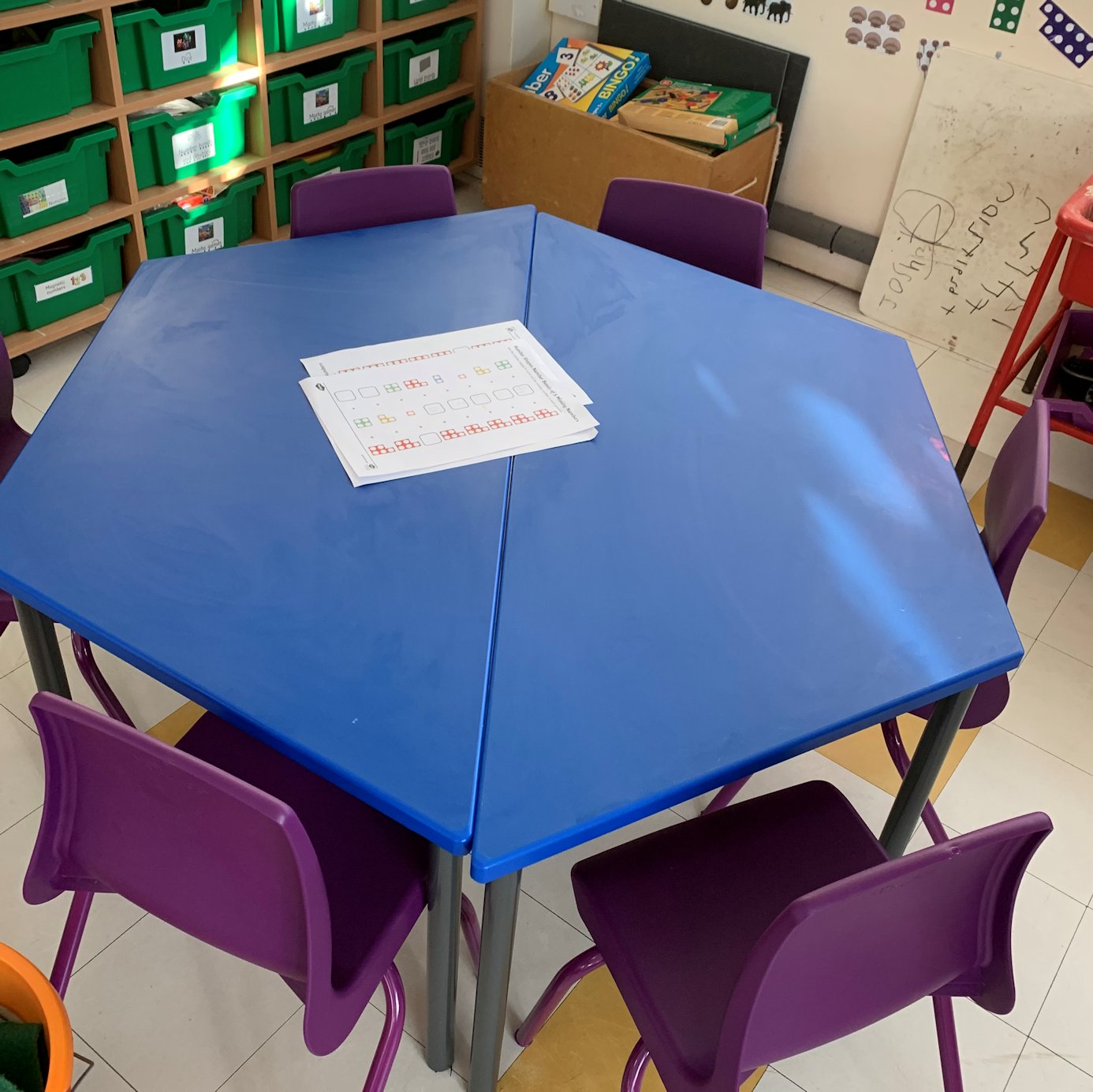 School Classroom Tables - Cast PU Edged