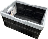 Collapsible basket with handle inside view