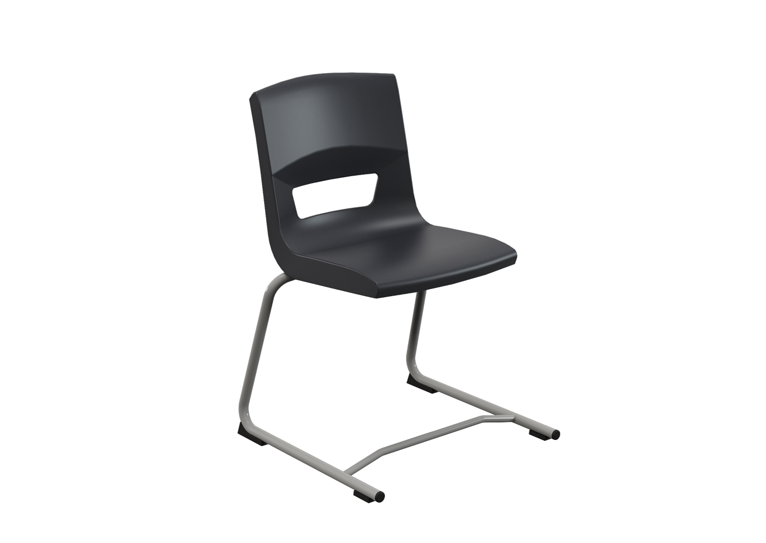 Postura reverse cantilevedr chair for classrom and kitchen stale grey