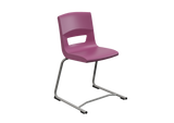 Postura reverse cantilevedr chair for classrom and kitchen grape crush