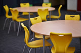 Classroom stylish chair in yellow color
