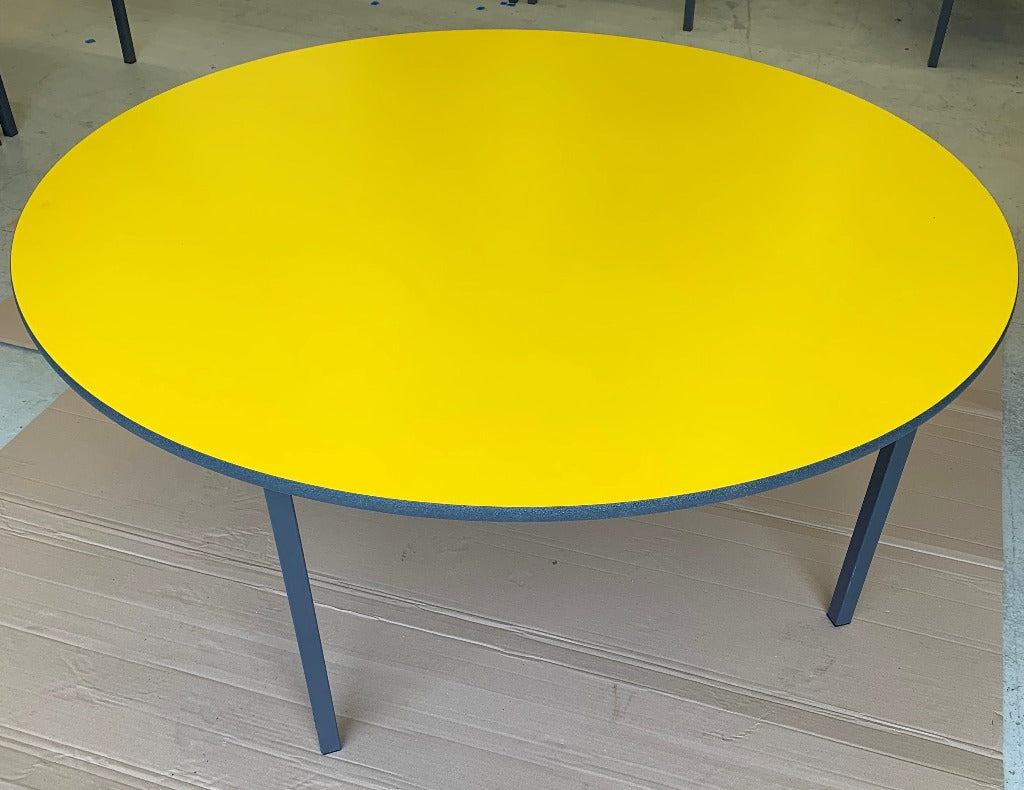 CompCoat™ Spray PU Edged Circular Tables from Fuzzy Brands