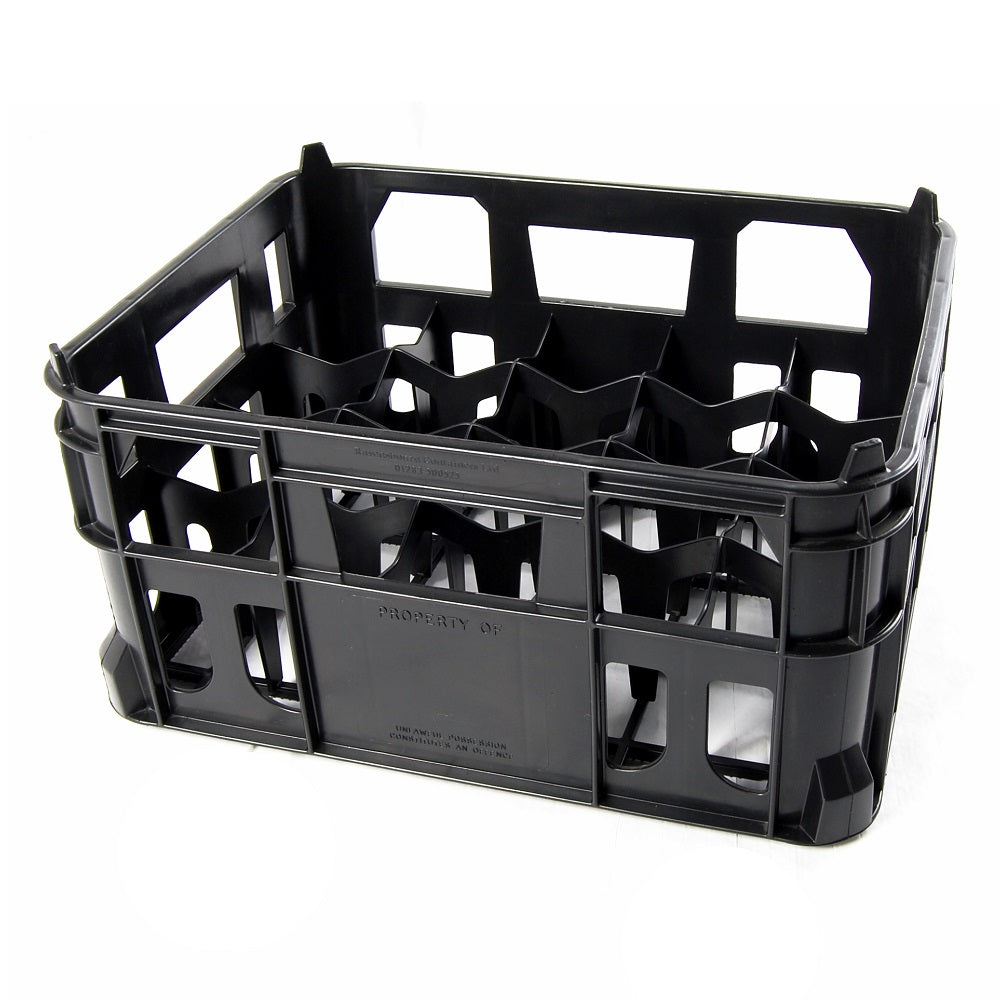 Black 20 bottle crate from Fuzzy Brands