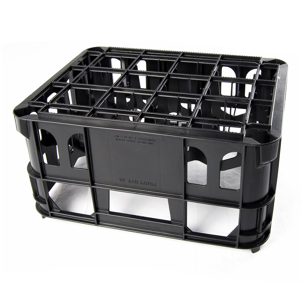 Black 20 bottle crate from Fuzzy Brands