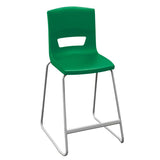 Postura plus high classroom and kitchen chair green