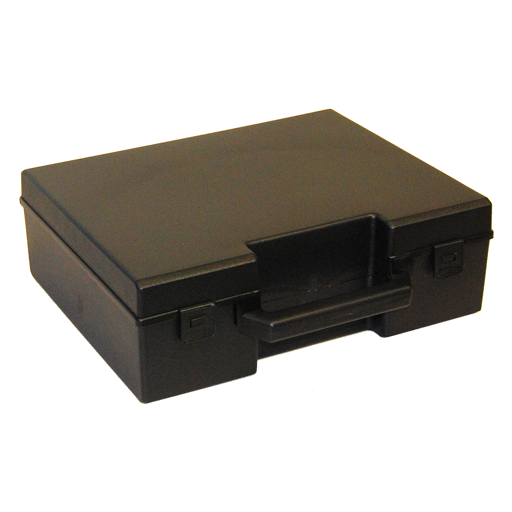 Black Standard Deep Plastic Carry Case (272x241x90mm) from Fuzzy Brands