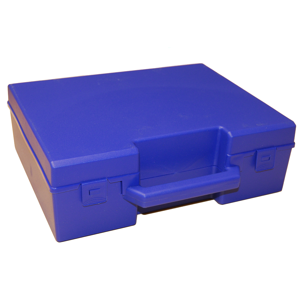 Blue Standard Deep Plastic Carry Case (272x241x90mm) from Fuzzy Brands