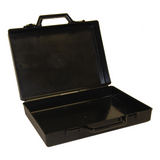 Black Deluxe Medium Plastic Carry Case (377x322x95mm) from Fuzzy Brands