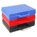 Stack of Three Standard Large Plastic Carry Cases (385x325x80mm) from Fuzzy Brands