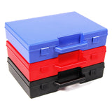Stack of Three Standard Medium Plastic Carry Cases (350x284x77mm) from Fuzzy Brands