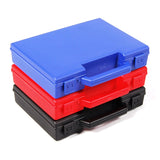 Stack of Three Standard Small Plastic Carry Cases (227x192x48mm) from Fuzzy Brands