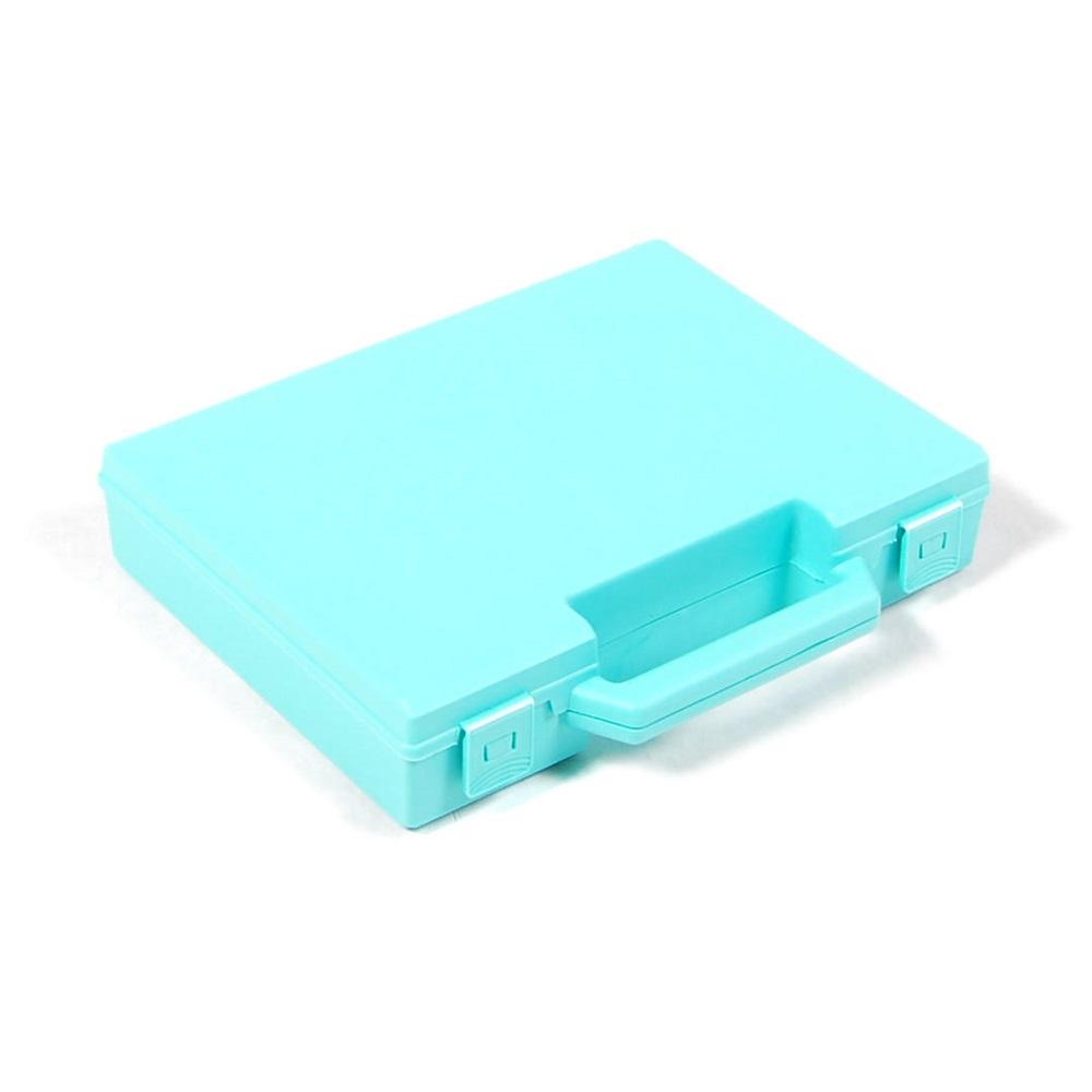 SPECIAL OFFER - Box of 64 Standard Small Plastic Carry Cases (teal)