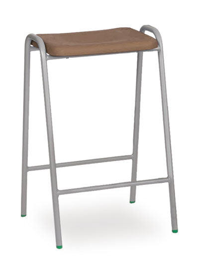 Brown Flat Top Stool