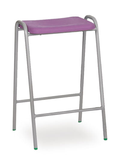 Purple Flat Top Stool