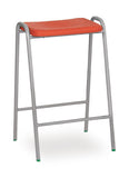 Red Flat Top Stool