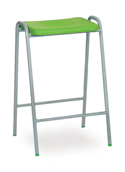 Green Flat Top Stool