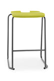 SE classic stool without back for classroom and kitchen lime zest