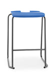 SE classic stool without back for classroom and kitchen ink blue