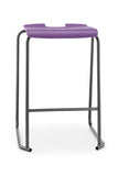 SE classic stool without back for classroom and kitchen grape